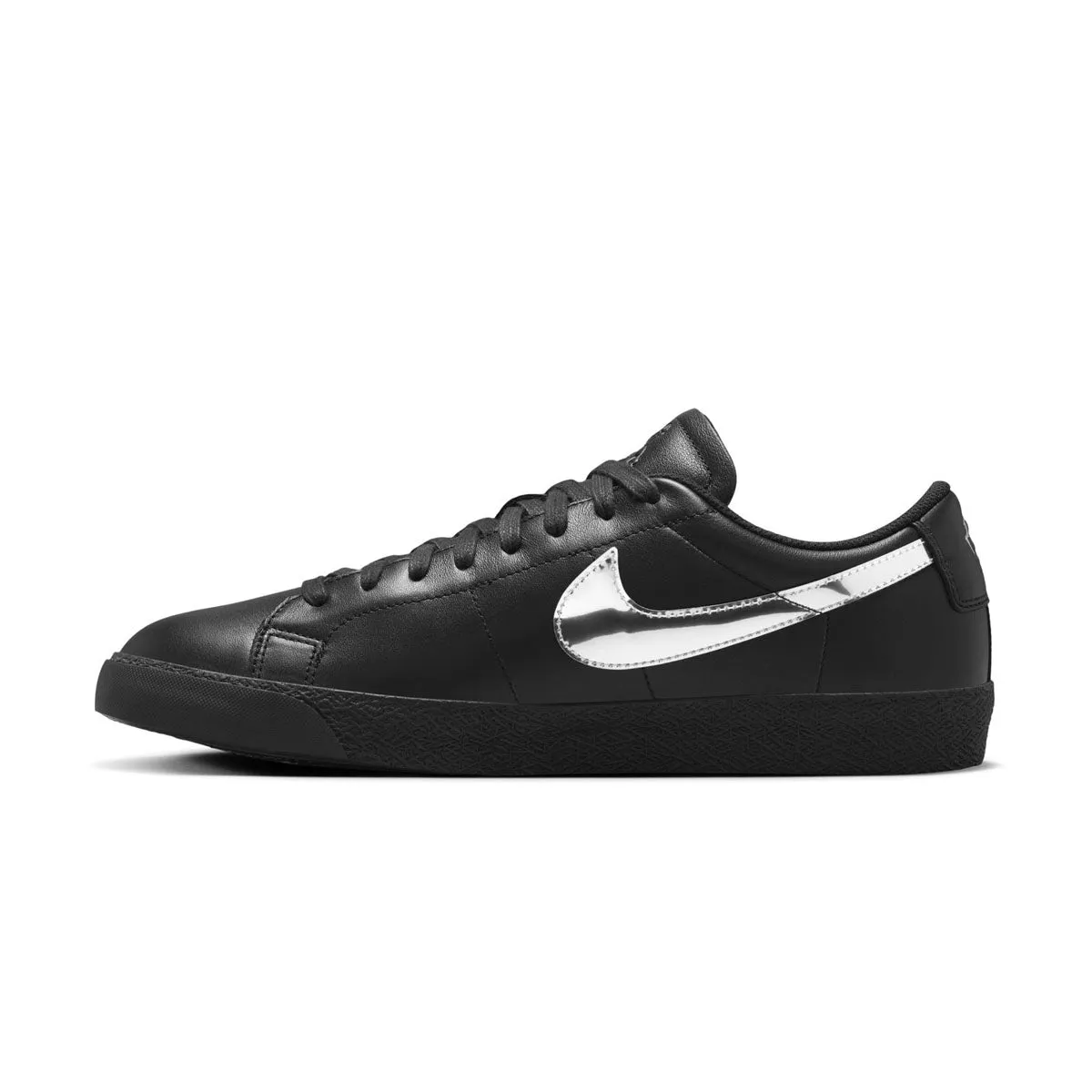 '  Dancer Skateboards SB Zoom Blazer Low 'Black Metallic Silver' Streamlined Design Compression Resistant Foam