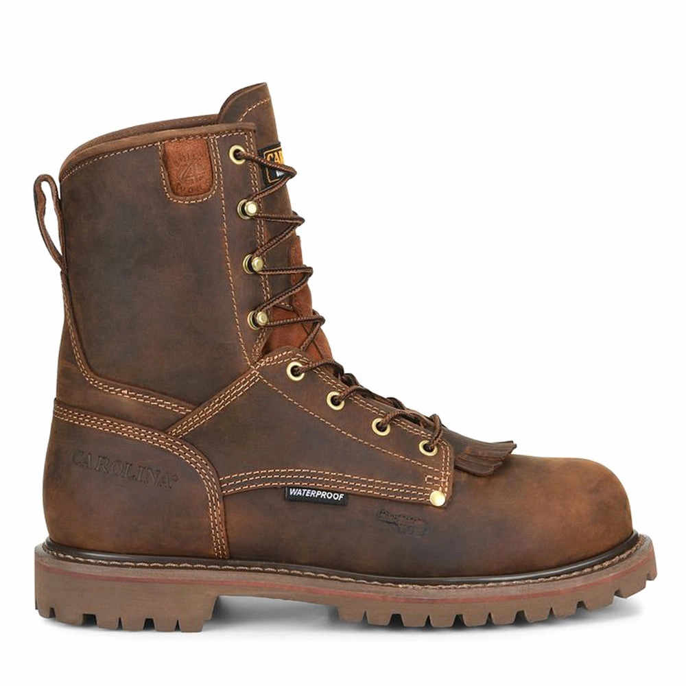 Flexible Toe Box Seamless Interior Finish 28 Series 8 Inch Waterproof Composite Toe Work Boots