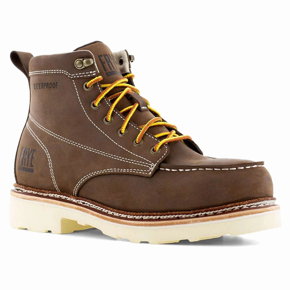 Refined chic 6 Inch Waterproof Steel Toe Work Boots
