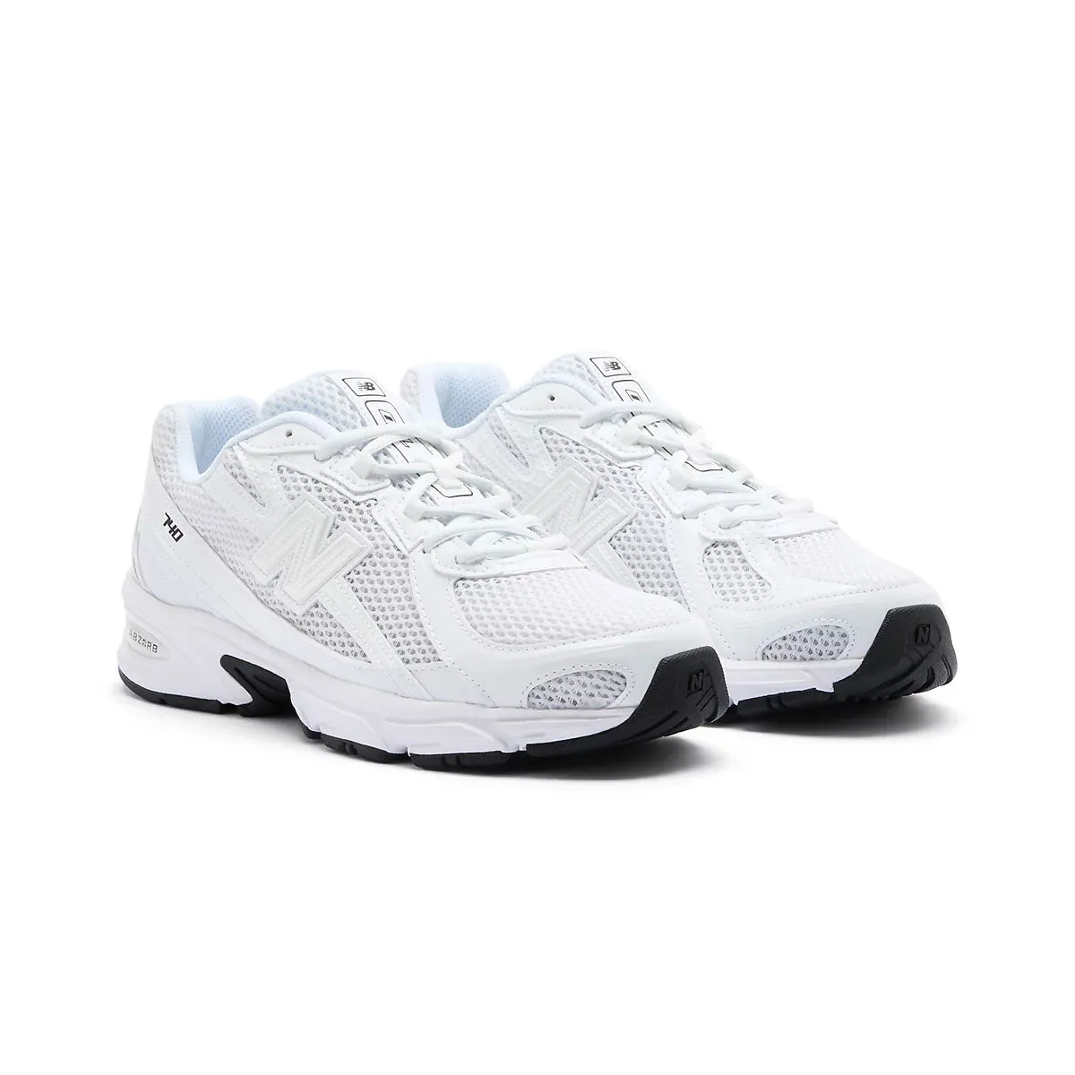 740 'NB White Black' thigh - high boots solo trip