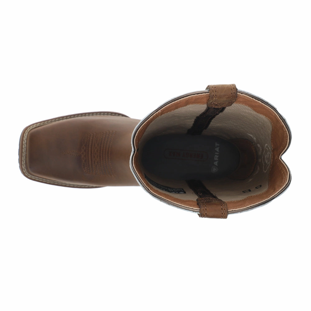 Seamless Comfort Outdoor Explorer Durable Shell Cold Climate Hybrid Ranchwork VentTek 360 Embroidered Square Toe Pull On Cowboy Boots