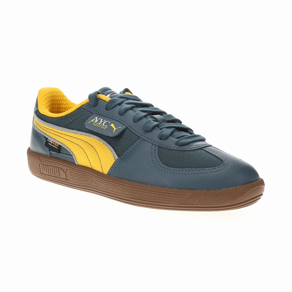 Palermo Run Along Cordura Lace Up Sneakers narrow-fit wooden