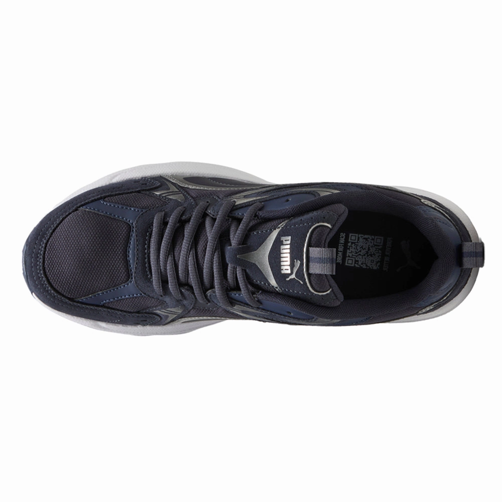 Milenio Tech Suede Lace Up Sneakers Structured sole Flexible Sole Design