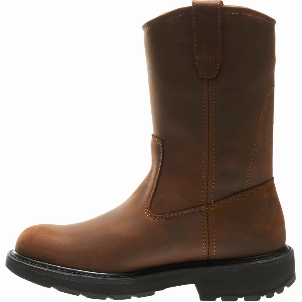 most difficult DD 10 Inch Slip Resistant Steel Toe Work Boots