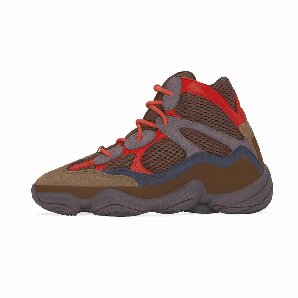 adidas Yeezy 500 High Top Sneakers Adjustable Strap Closure running - specific features