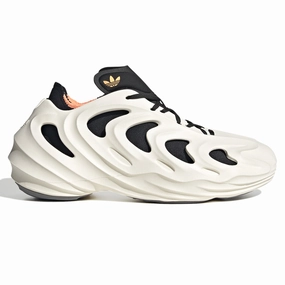 Abrasion Resistant Material Structured silhouette Adifom Q Lace Up Sneakers