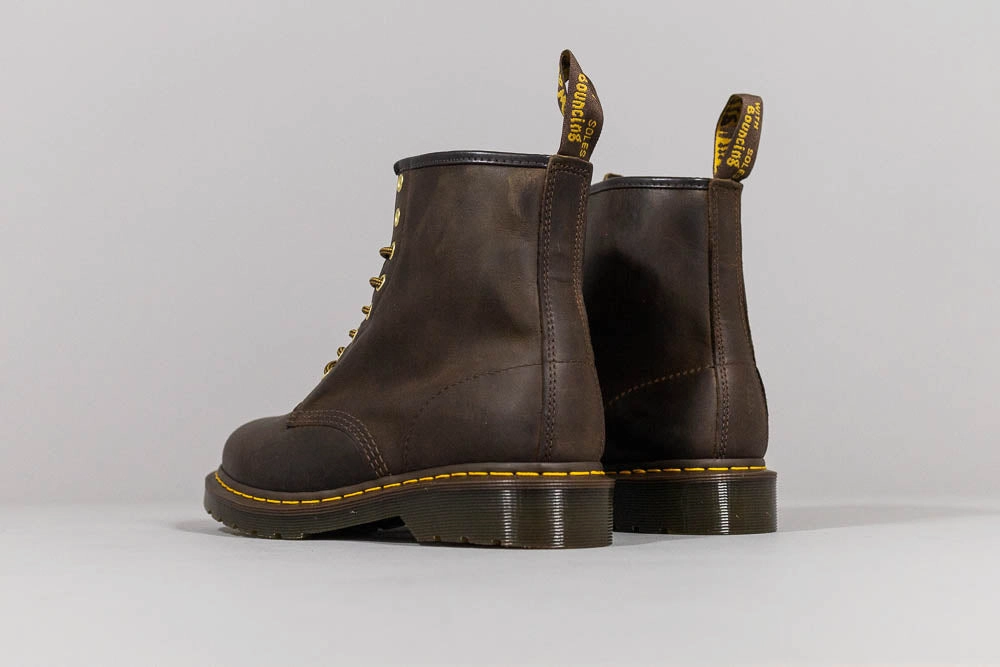 Wind Barrier Dr. Martens 1460 Crazy Horse Leather Lace Up Boots - 11822200