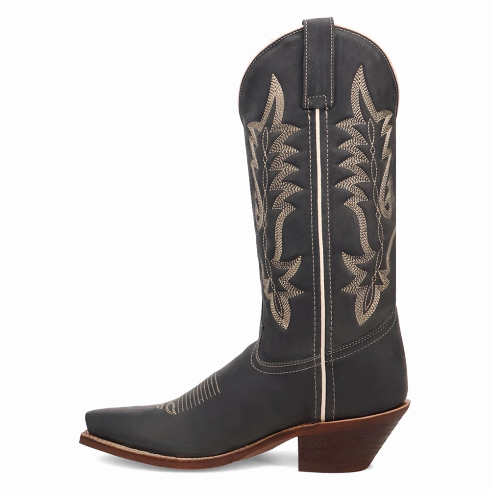 Carly Embroirdered Snip Toe Pull On Cowboy Boots Daily Comfort Tough