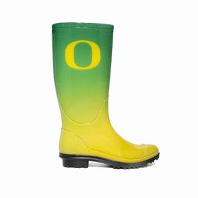 Sleek Function University of Oregon Round Toe Rain Boots