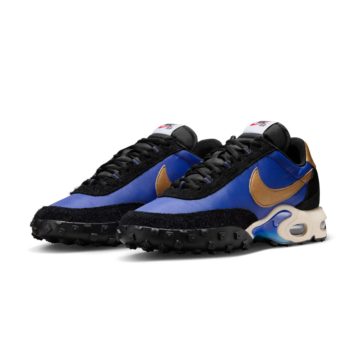 Anatomical Footbed Contouring Air Max Waffle SP 'Black Hyper Blue'