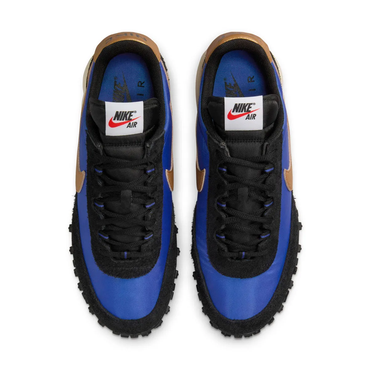 geometric Air Max Waffle SP 'Black Hyper Blue'
