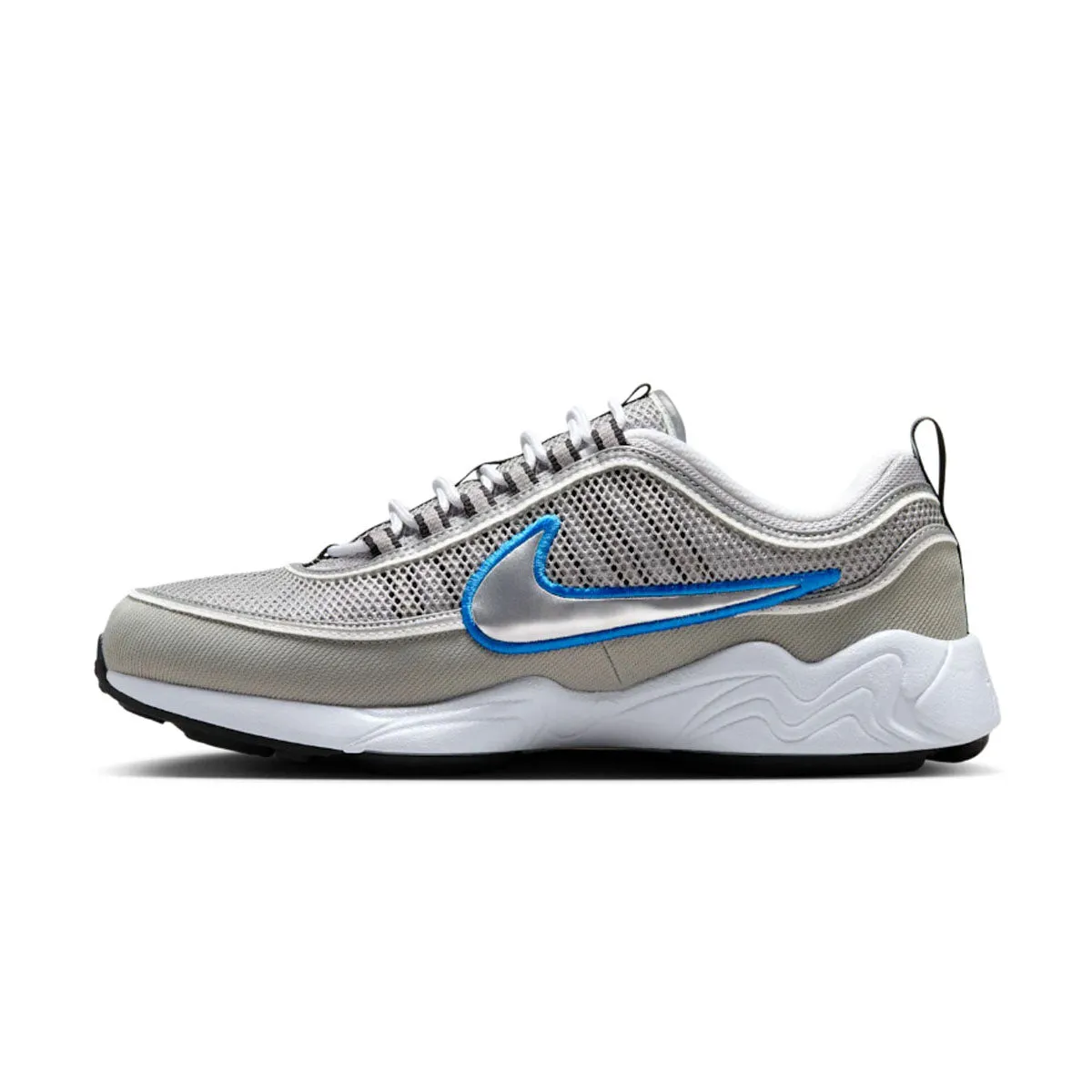 medium - quality weekday Air Zoom Spiridon SP 'Metallic Silver Signal Blue'