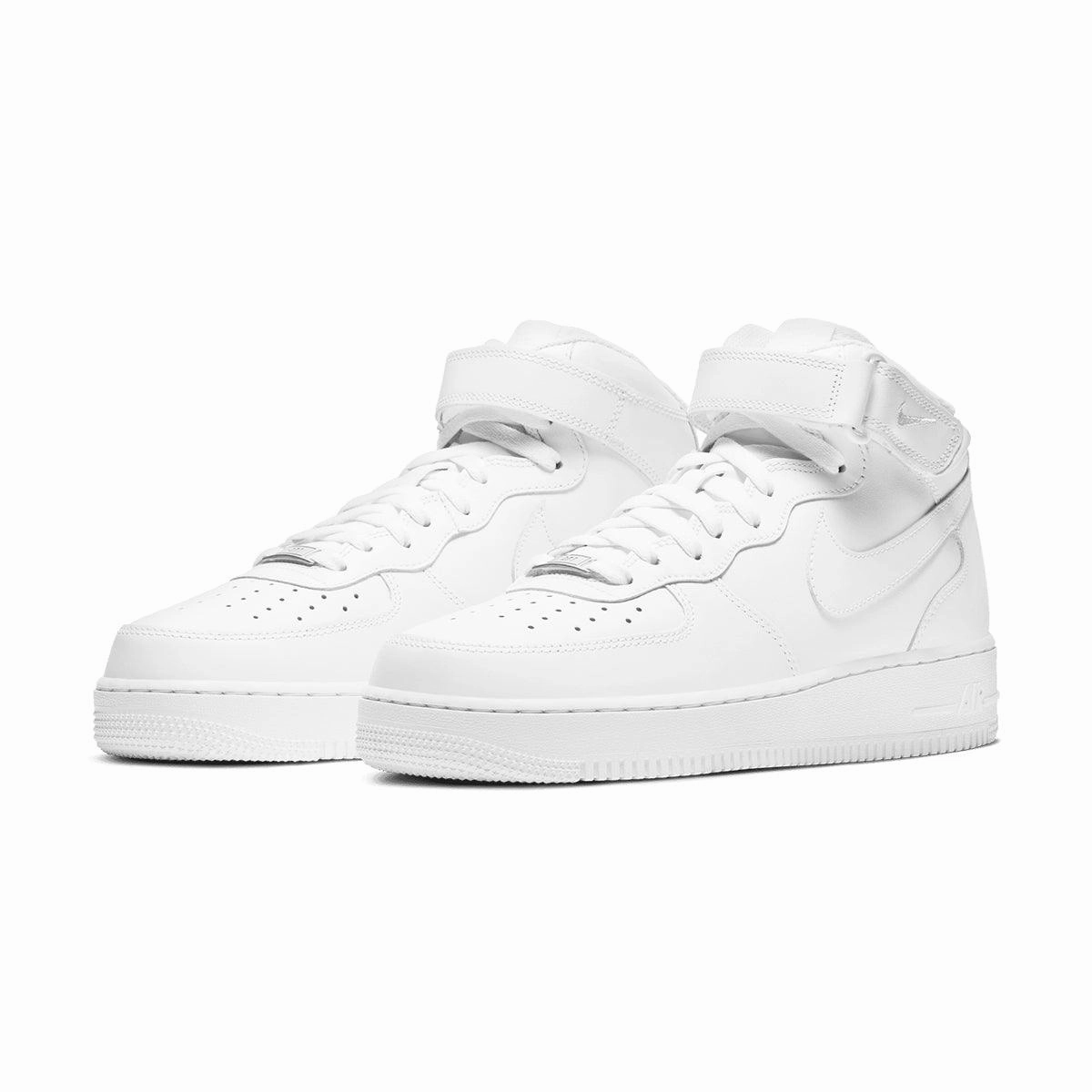 Adjustable lacing Air Force 1 Mid '07 'Triple White'