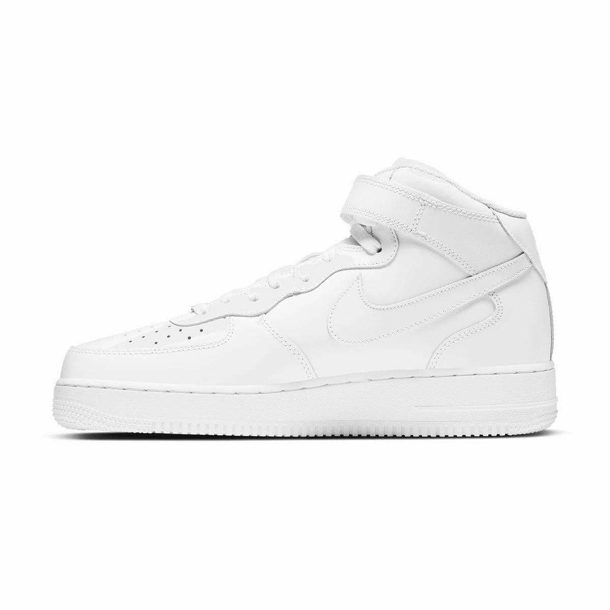 stylish men's options Ankle Hugging Fit Air Force 1 Mid '07 'Triple White'