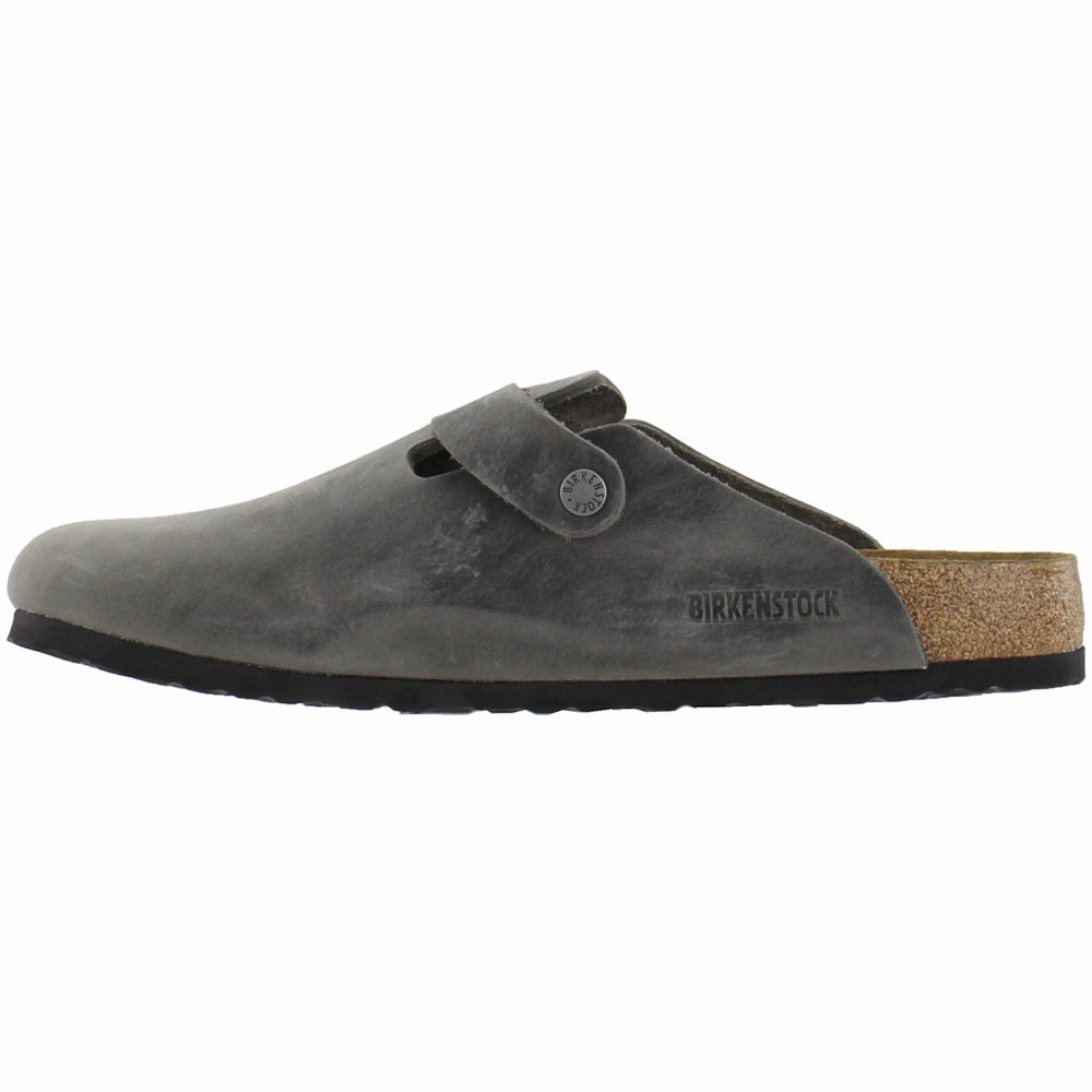 Boston Soft Footbed Oiled Leather Clogs Practical outdoor shoe functions