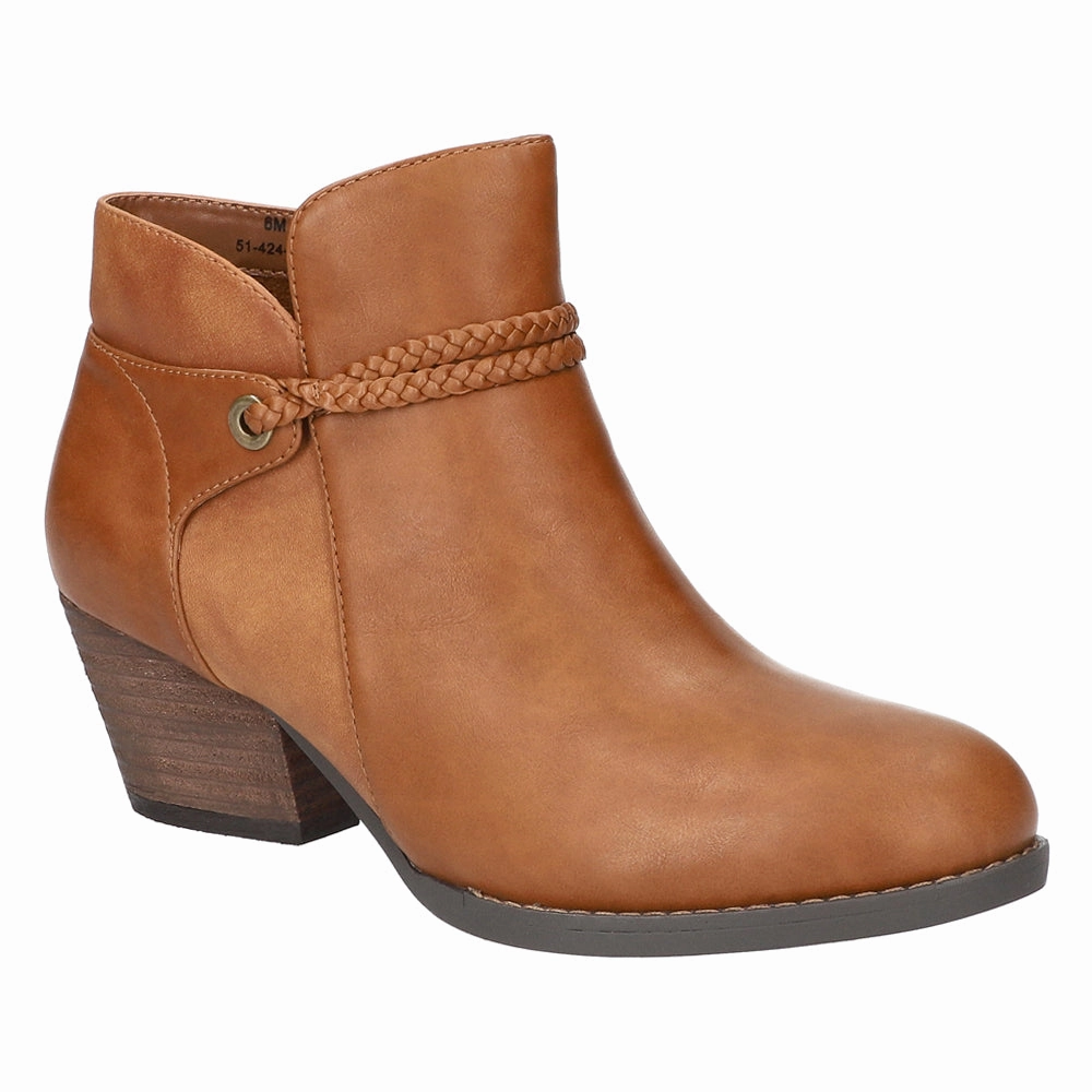 High Traction Rainy Days Audrina Round Toe Zippered Booties