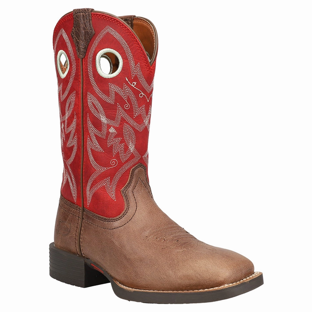 Liberty 11 Inch Square Toe Cowboy Boots Shock Absorbing Cold Weather Commuter