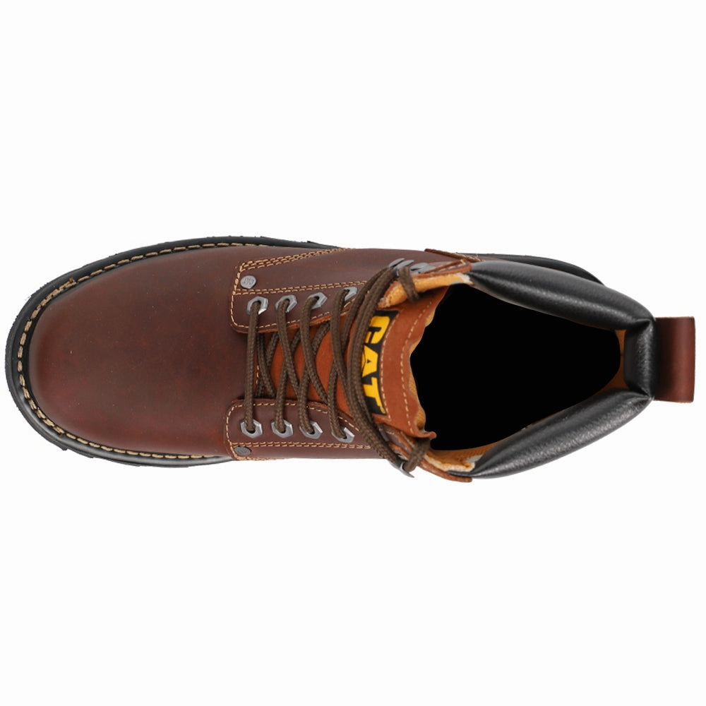 Second Shift 6 Inch Slip Resistant Soft Toe Work Boots Secure Lacing Mechanism