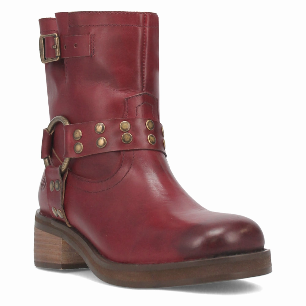 Anarchy Round Toe Zippered Cowboy Motorcycle Boots Transitional Season Rugged Built Work Commute