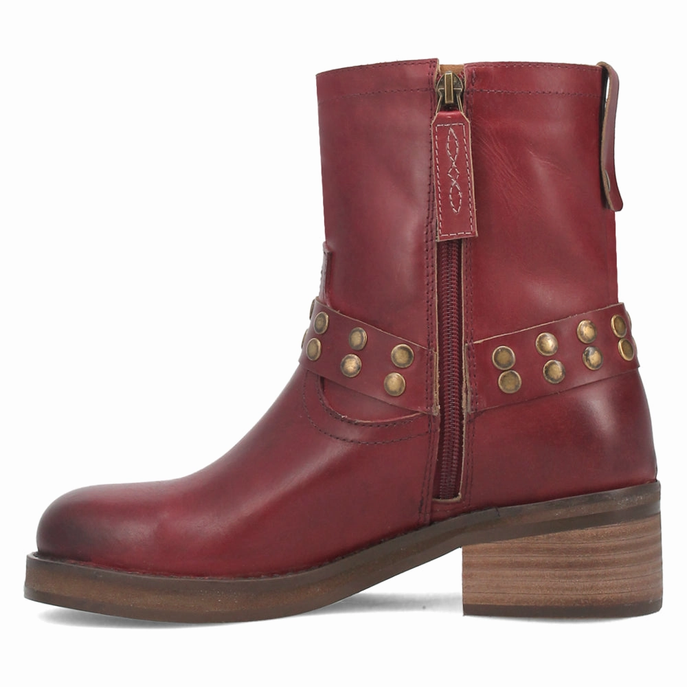 Rugged Terrain Anarchy Round Toe Zippered Cowboy Motorcycle Boots