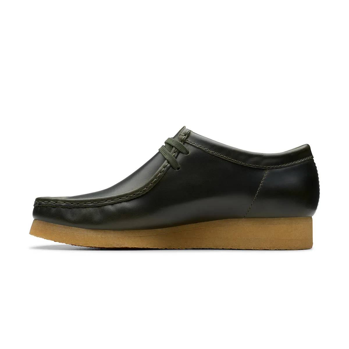Wallabee 'Forest Green Leather' formal wearers' dress shoes
