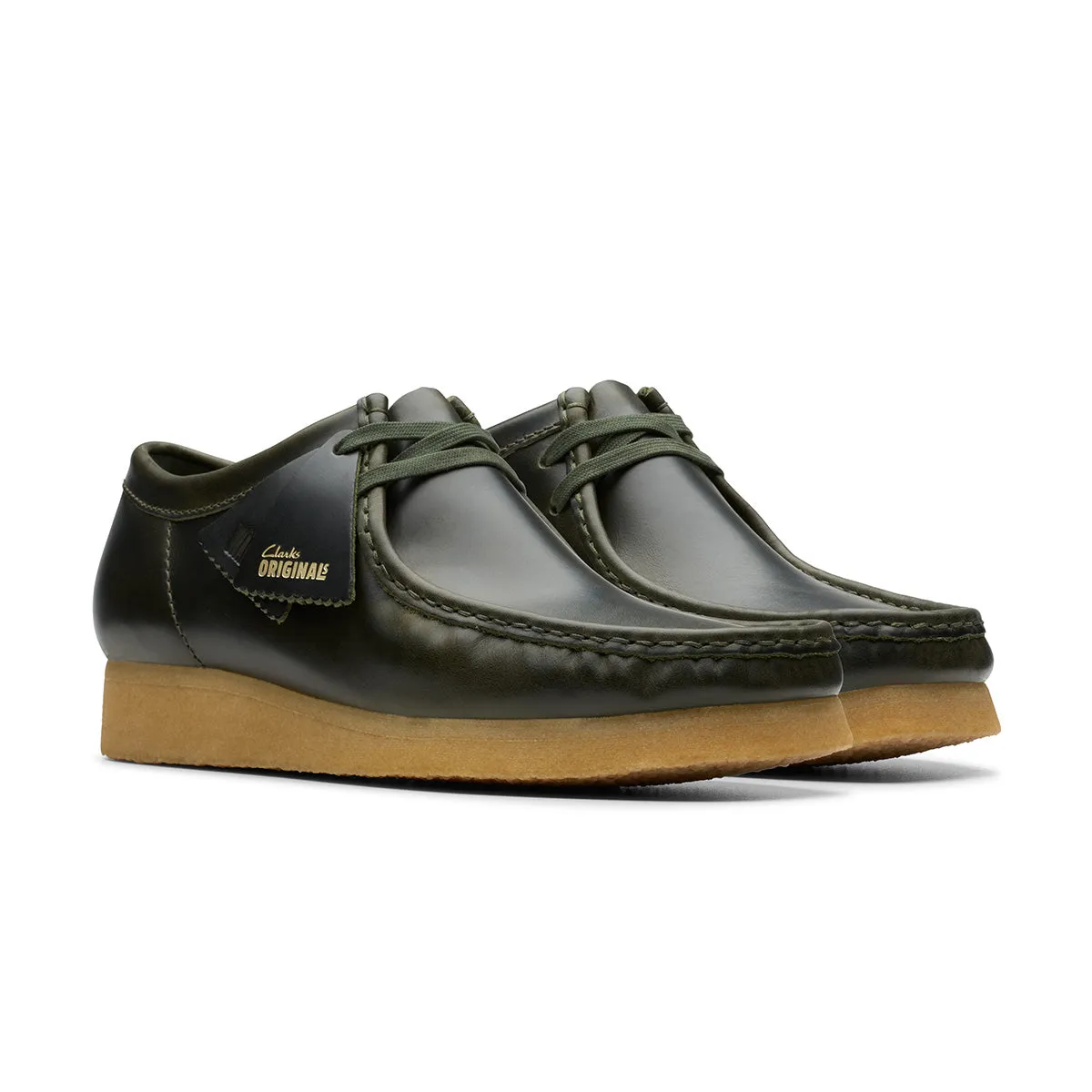 Recycled Composite Outdoor Activity Wallabee 'Forest Green Leather'