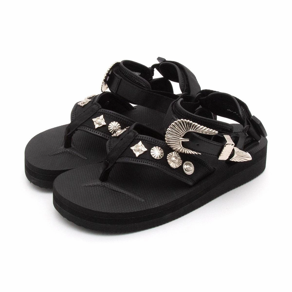 open - toe snowy - day shoes   Toga Virilis TONO 'Black'