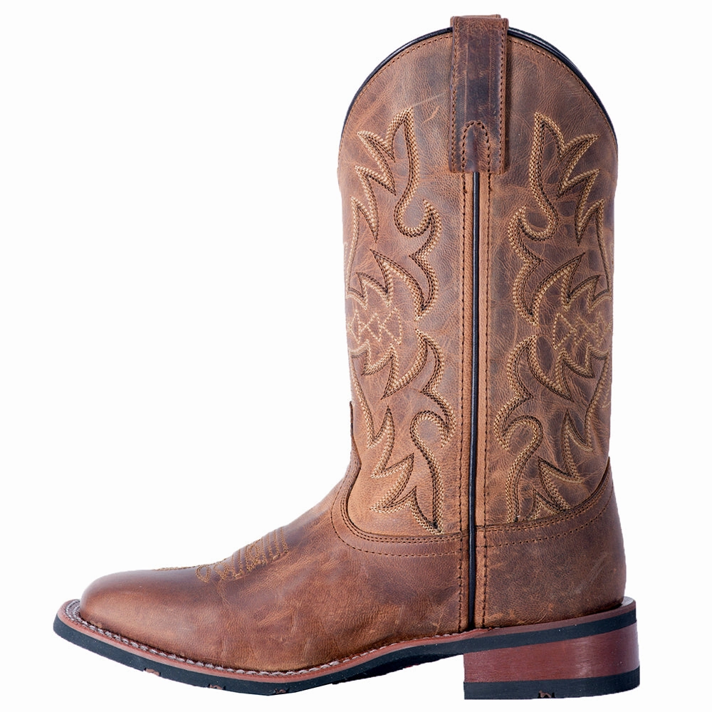 City Trek Anita Embroidered Square Toe Cowboy Boots