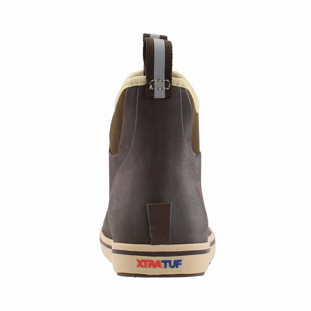 Ankle Deck Pull on Boots AnkleSupport Mud Resistant Outdoor Trek