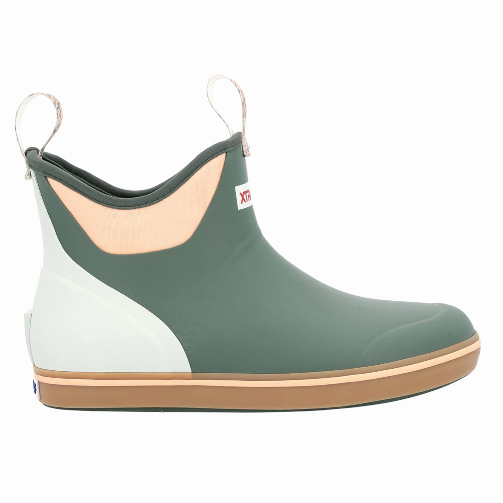 Protective Finish Snowy Path Ankle Deck Pull on Boots