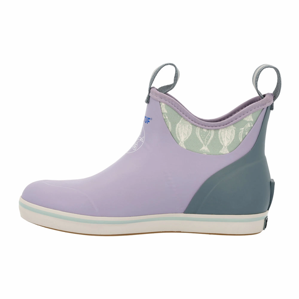 Ankle Deck Pull on Boots AnkleSupport Smooth Soles