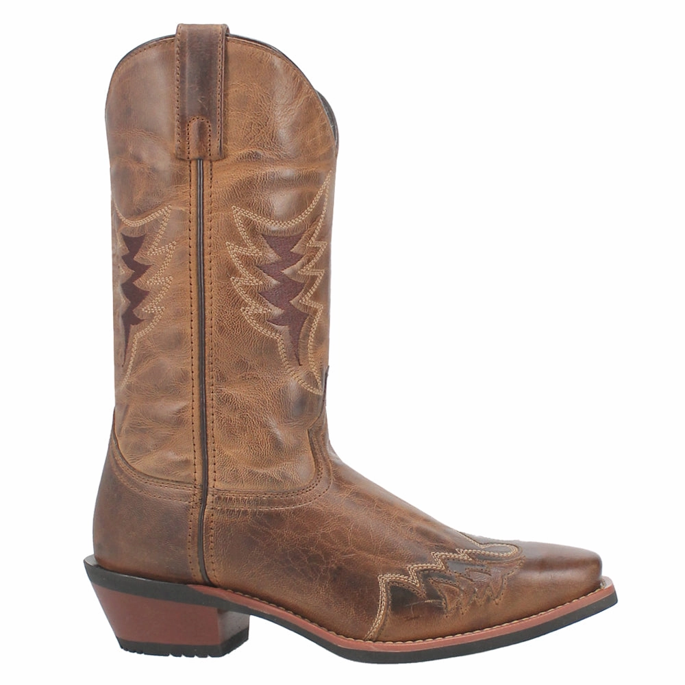 stilettos Williams Leather Square Toe Cowboy Boots