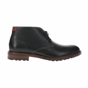 Boswell Round Toe Chukka Boots Microperforated Panels