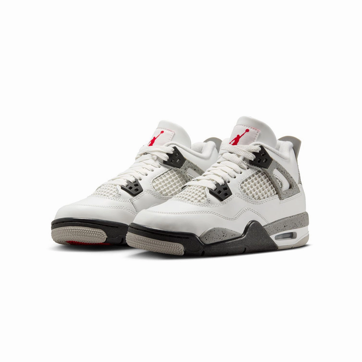 Purple Kids Air Jordan 4 Retro 'White Cement'