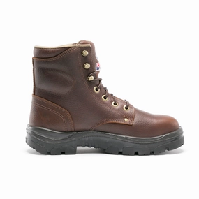 machine washable material Argyle 6 Inch Waterproof Wide Soft Toe Work Boots