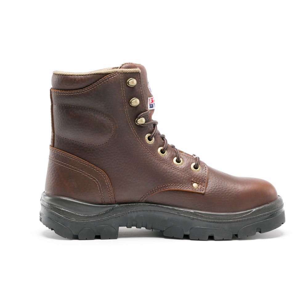 machine washable material Argyle 6 Inch Waterproof Wide Soft Toe Work Boots