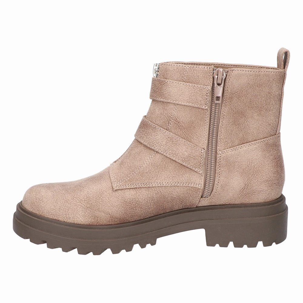 Arcadia Round Toe Zippered Booties Slip Resistant Night Travel