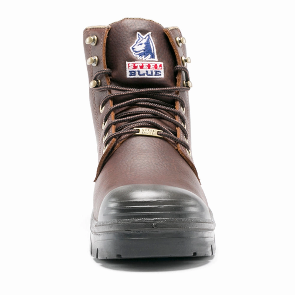 balance improvement Argyle 6 Inch Slip Resistant Wide Steel Toe Work Boots