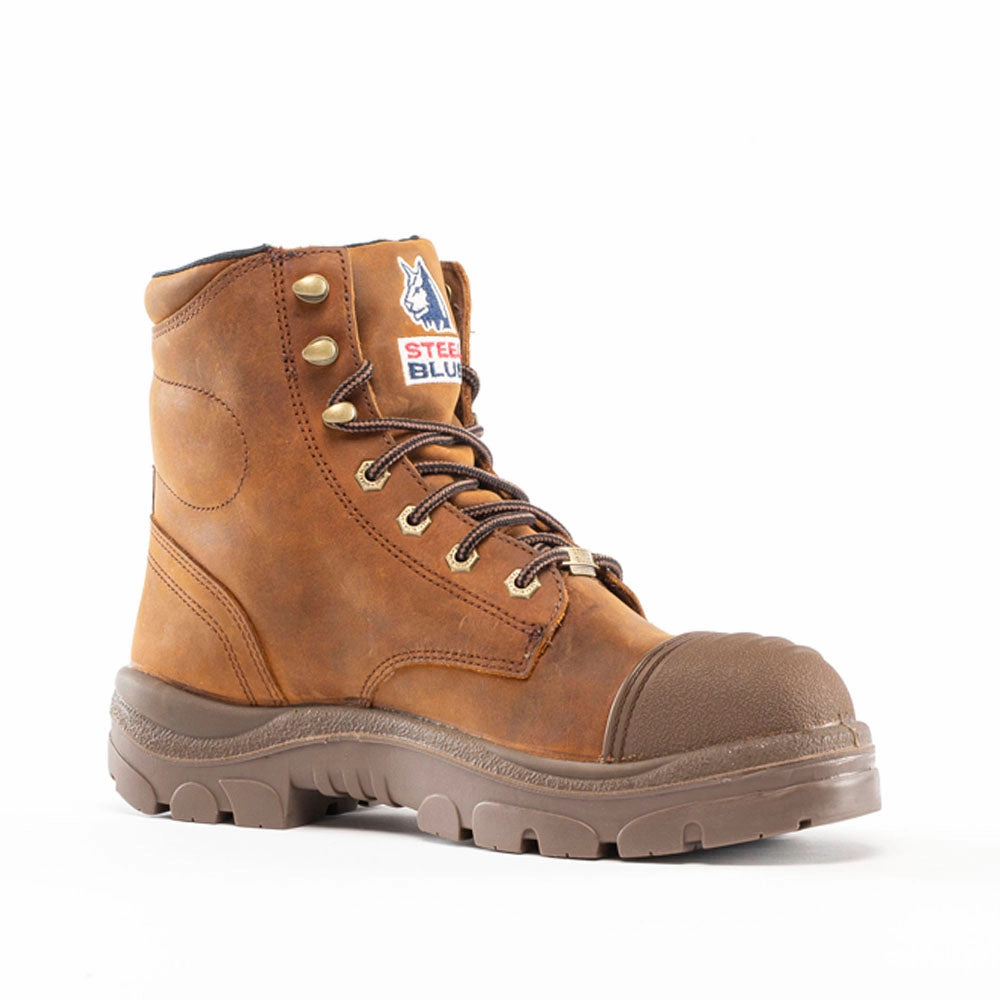 Argyle Scuff 6 Inch Slip Resistant Steel Toe Work Boots Supportive midsole Wide Stance Platform