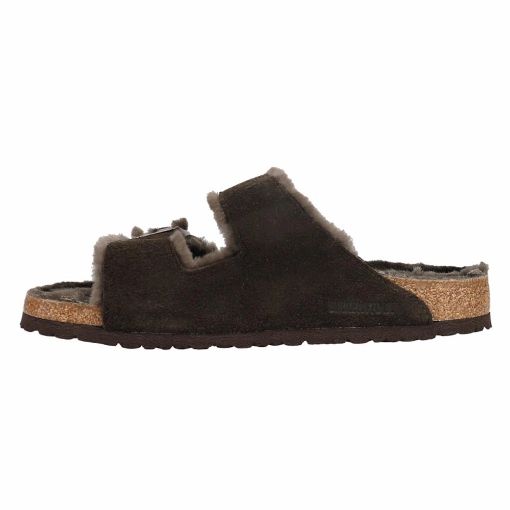 seductive Arizona Shearling Suede Leather Sandals