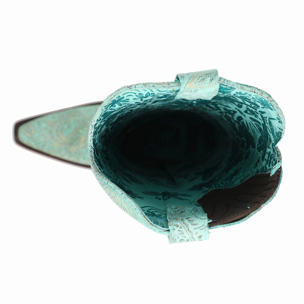 Arctic Cold Floral Snip Toe Cowboy Boots