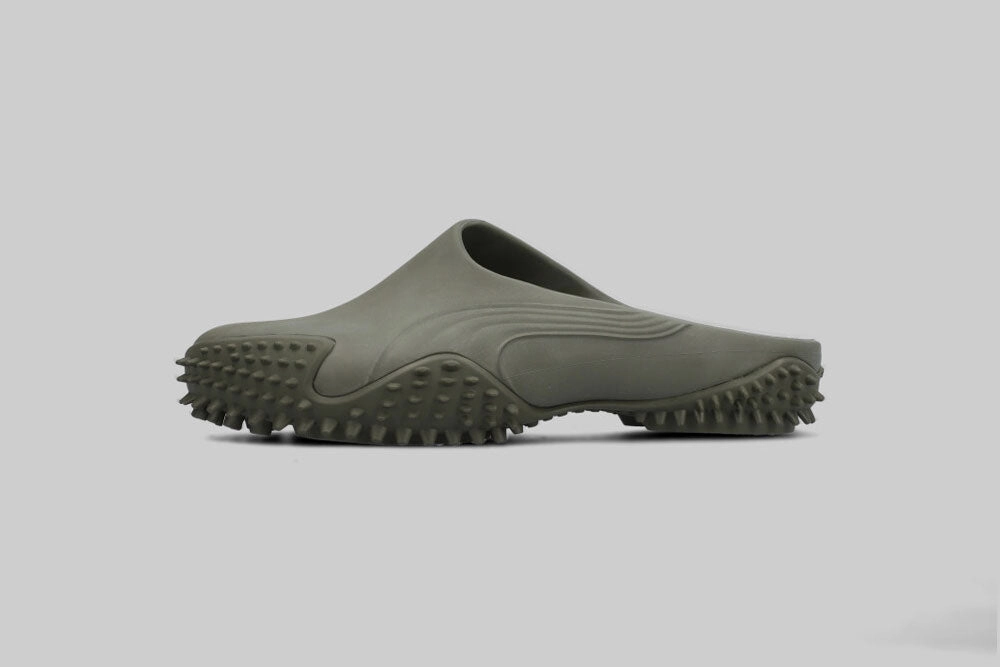 Compression Molded Base Abrasion resistant Puma Mostro Mule 'Dark Olive'