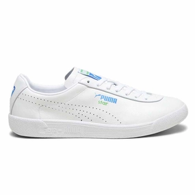 Star Tennis Whites Lace Up Sneakers Superior Cushioning