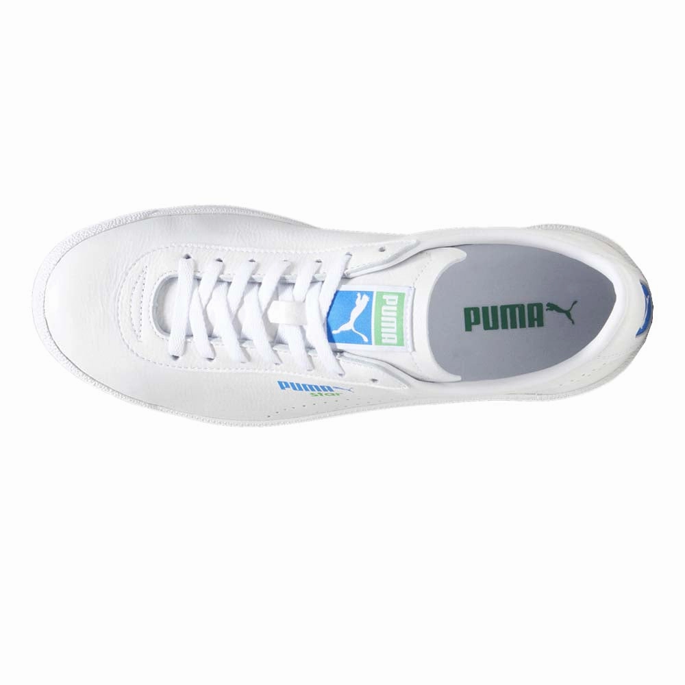 Star Tennis Whites Lace Up Sneakers Zero drop