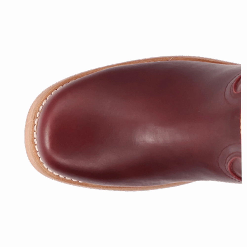 Grippy Outsole Mountain Climber Avalon Embroidered Round Toe Pull On Boots