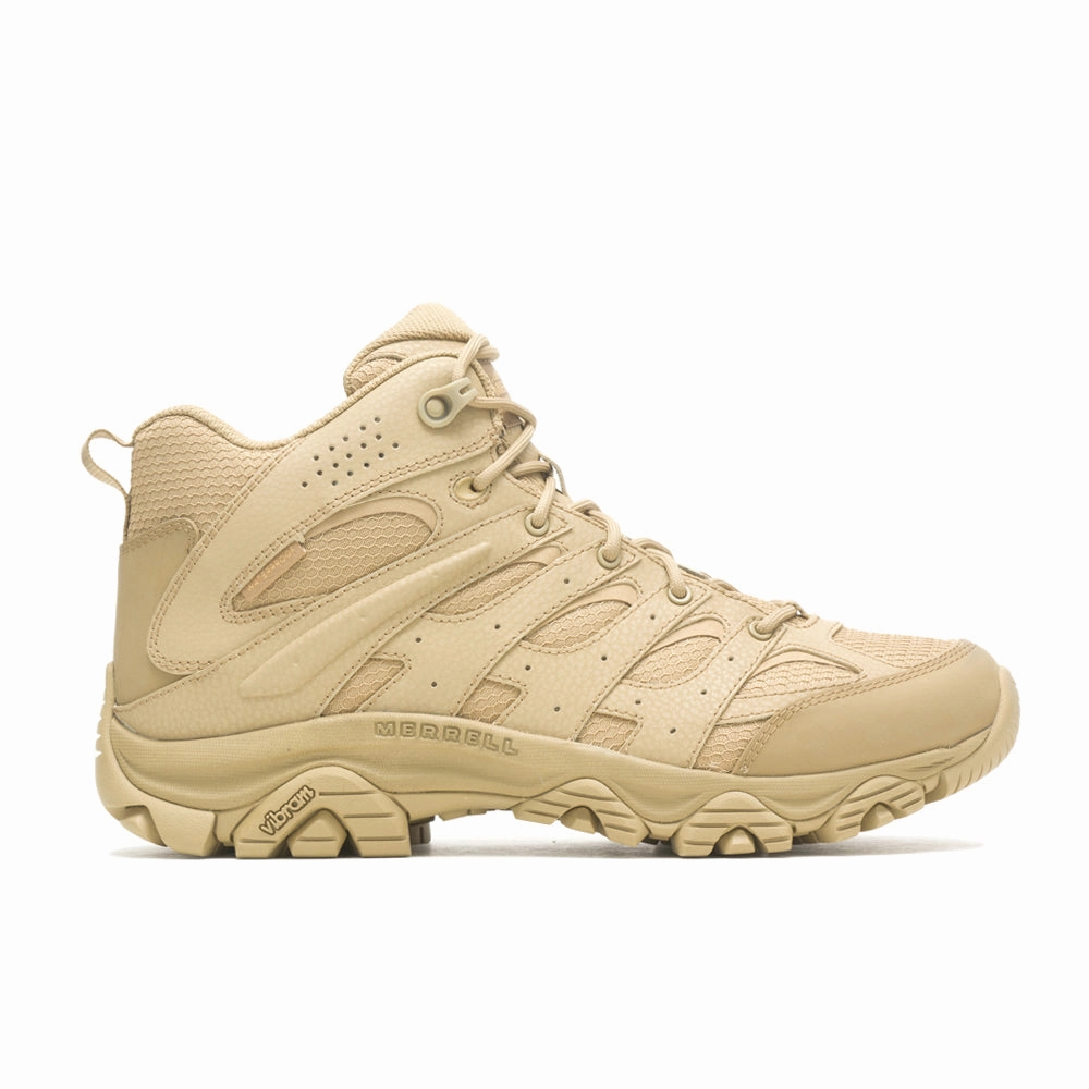 Pressure Relief Footbed Moab 3 Mid Waterproof Soft Toe Work Shoes