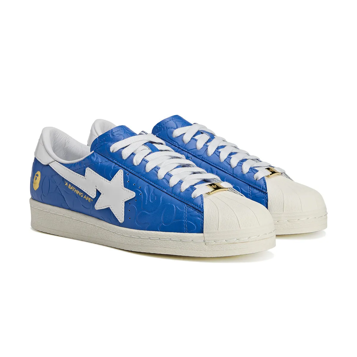warm - weather Non Slip Lace Lock   BAPE Superstar Vintage 'Blue'
