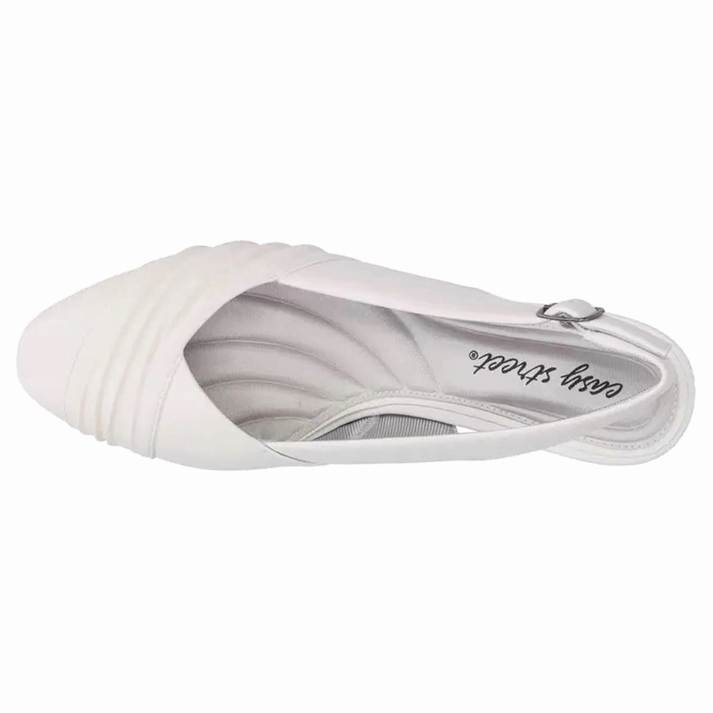 Bates Round Toe Slingback Pumps Classic Luxury All Around Wear