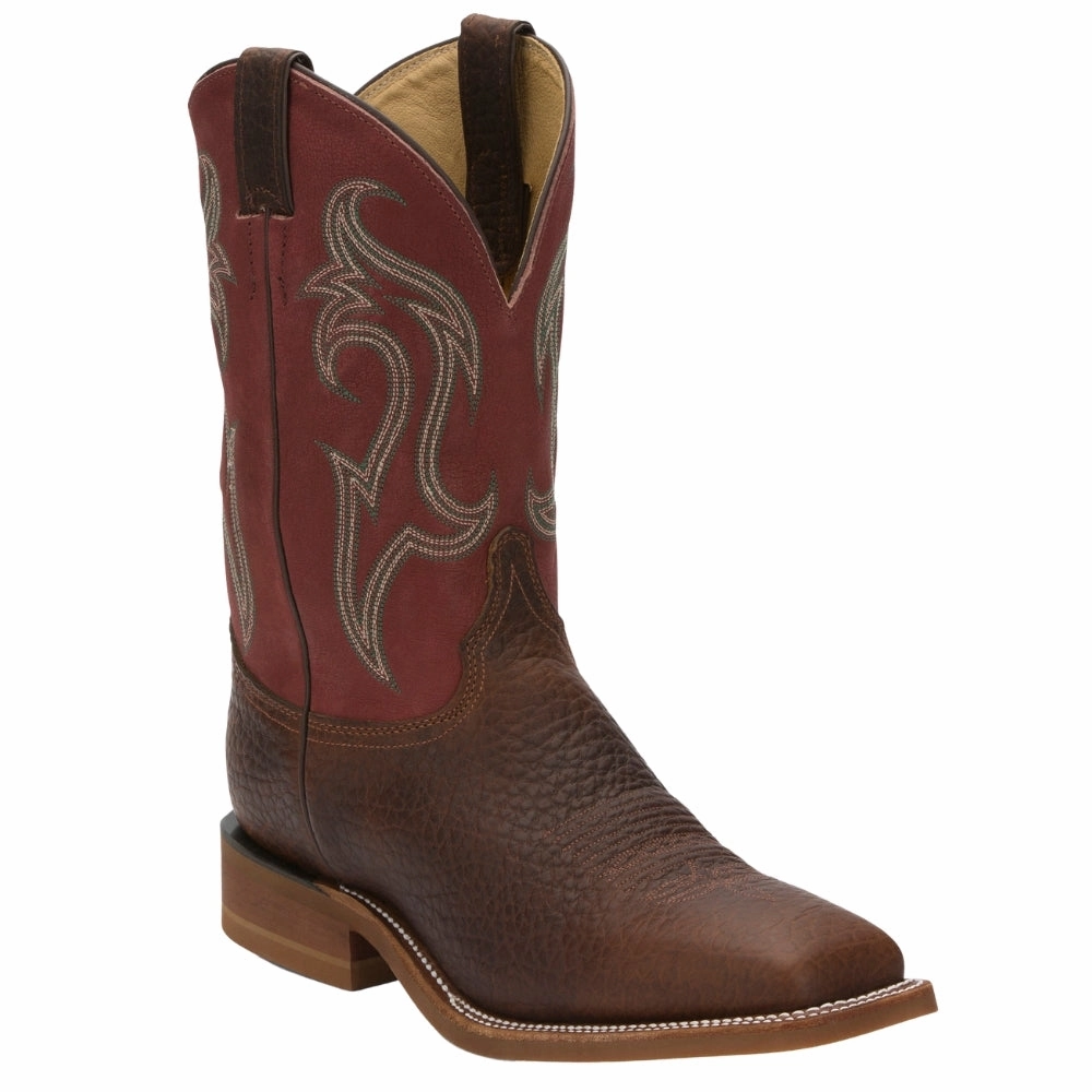 Bender 11 Inch Square Toe Cowboy Boots geometric cleanest