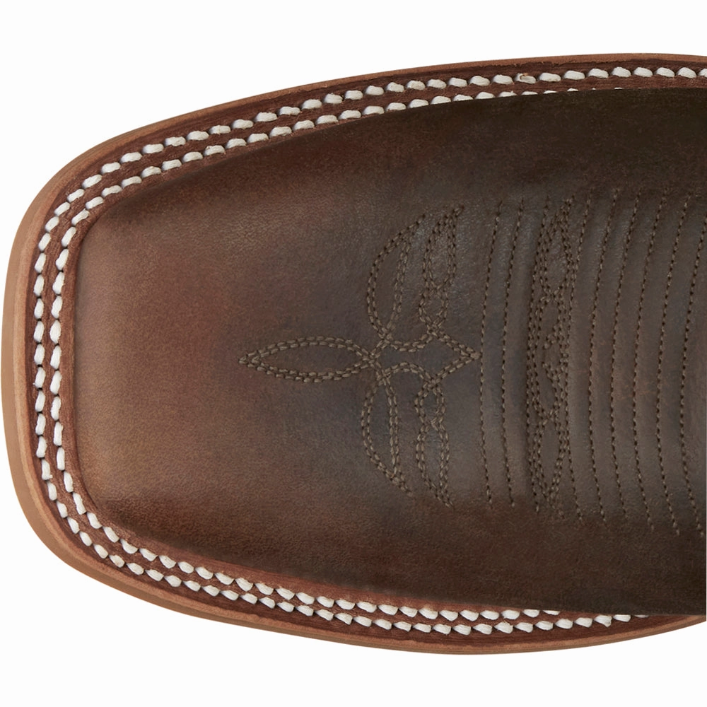 Bender 11 Inch Square Toe Cowboy Boots Torsional Stability Frame